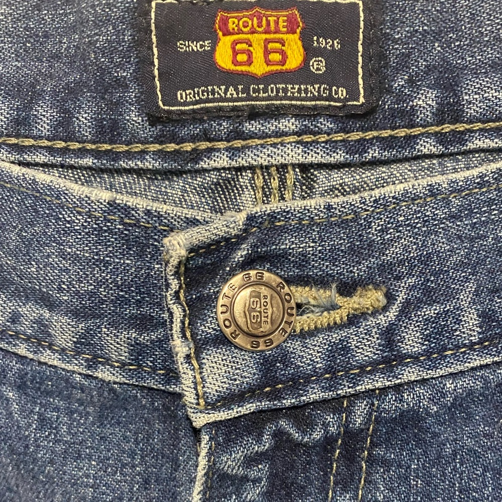 SOLD - Vintage - Dark Wash Denim Pants - Picture 3 of 9